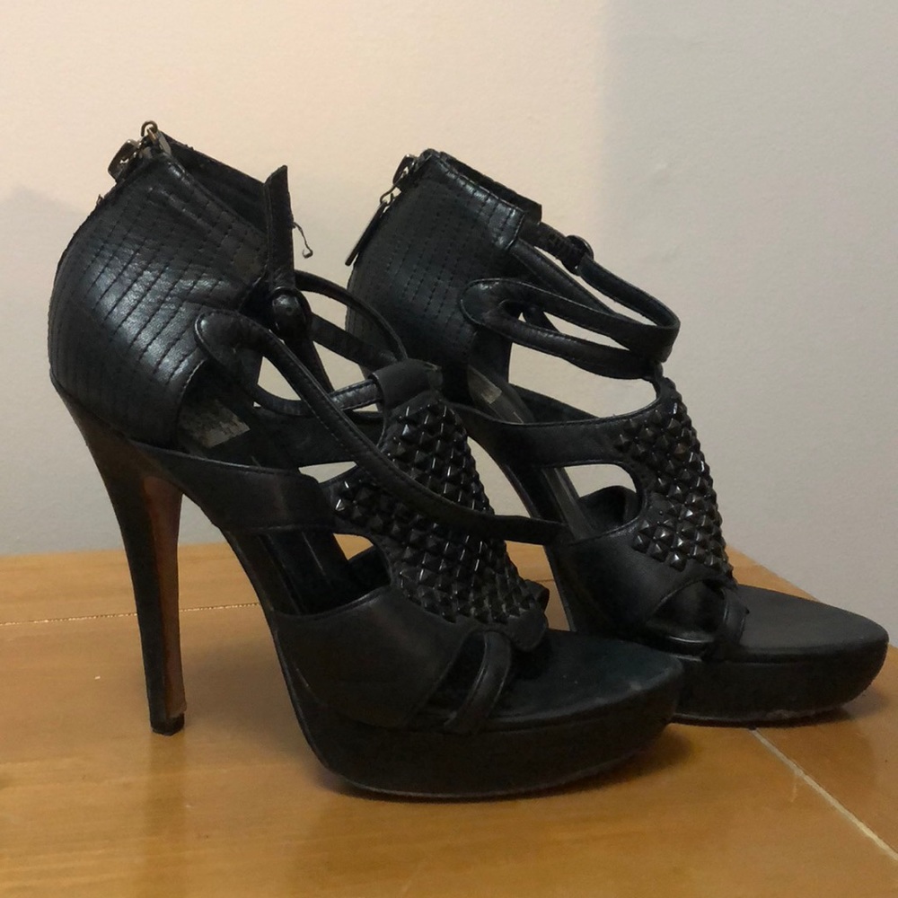 Dolce Vita Vera Cuoio Strappy Leather Stilettos